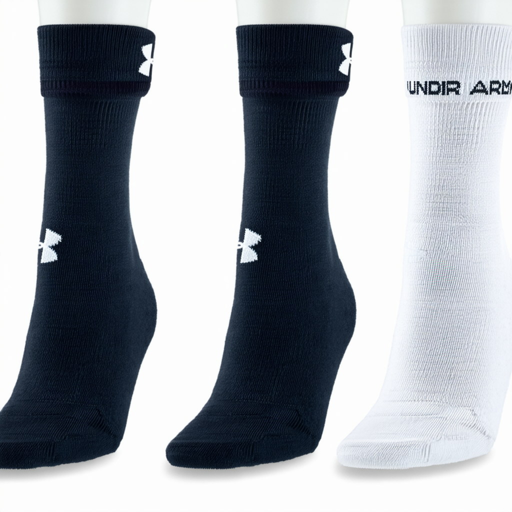 Under Armour Women's 3-Maker Mid-Crew Socks, 3-Pairs