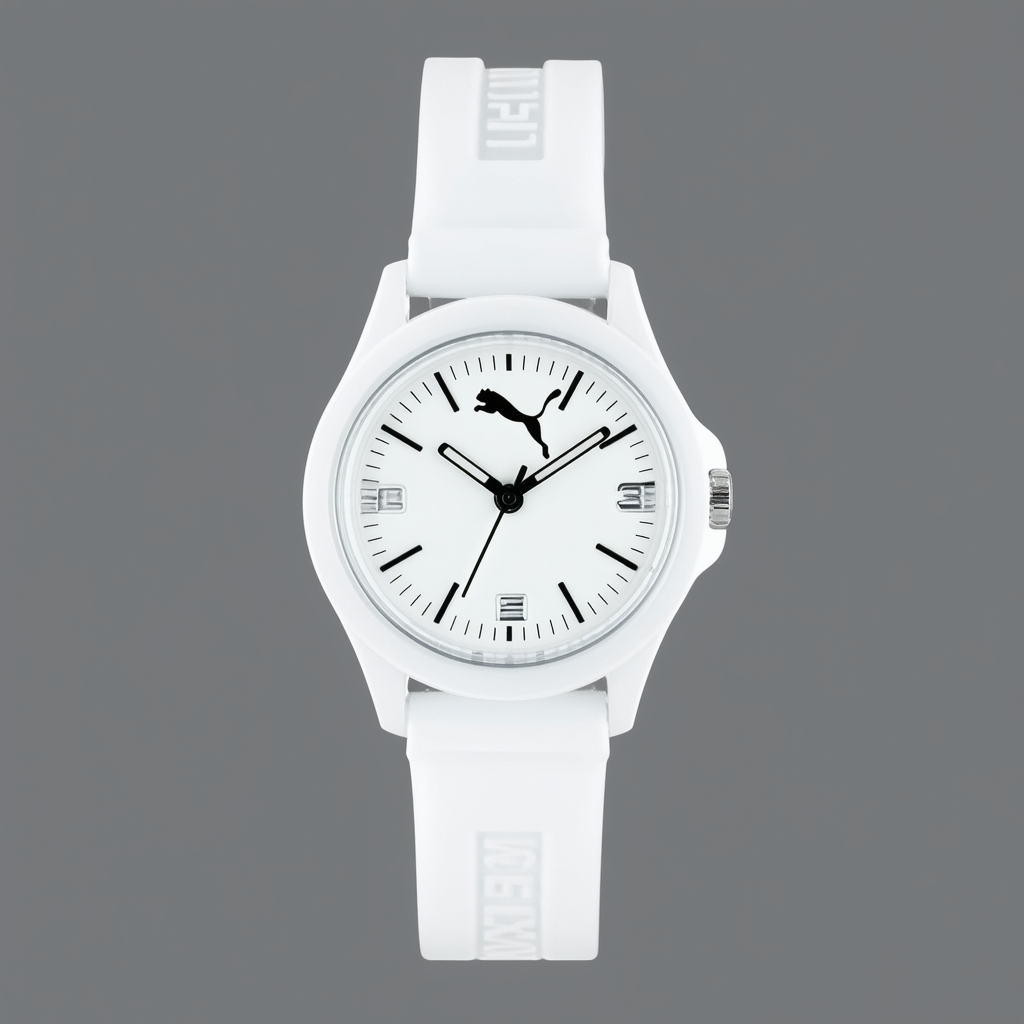 PUMA Women's PU910412001 Slick Multifunction White Watch
