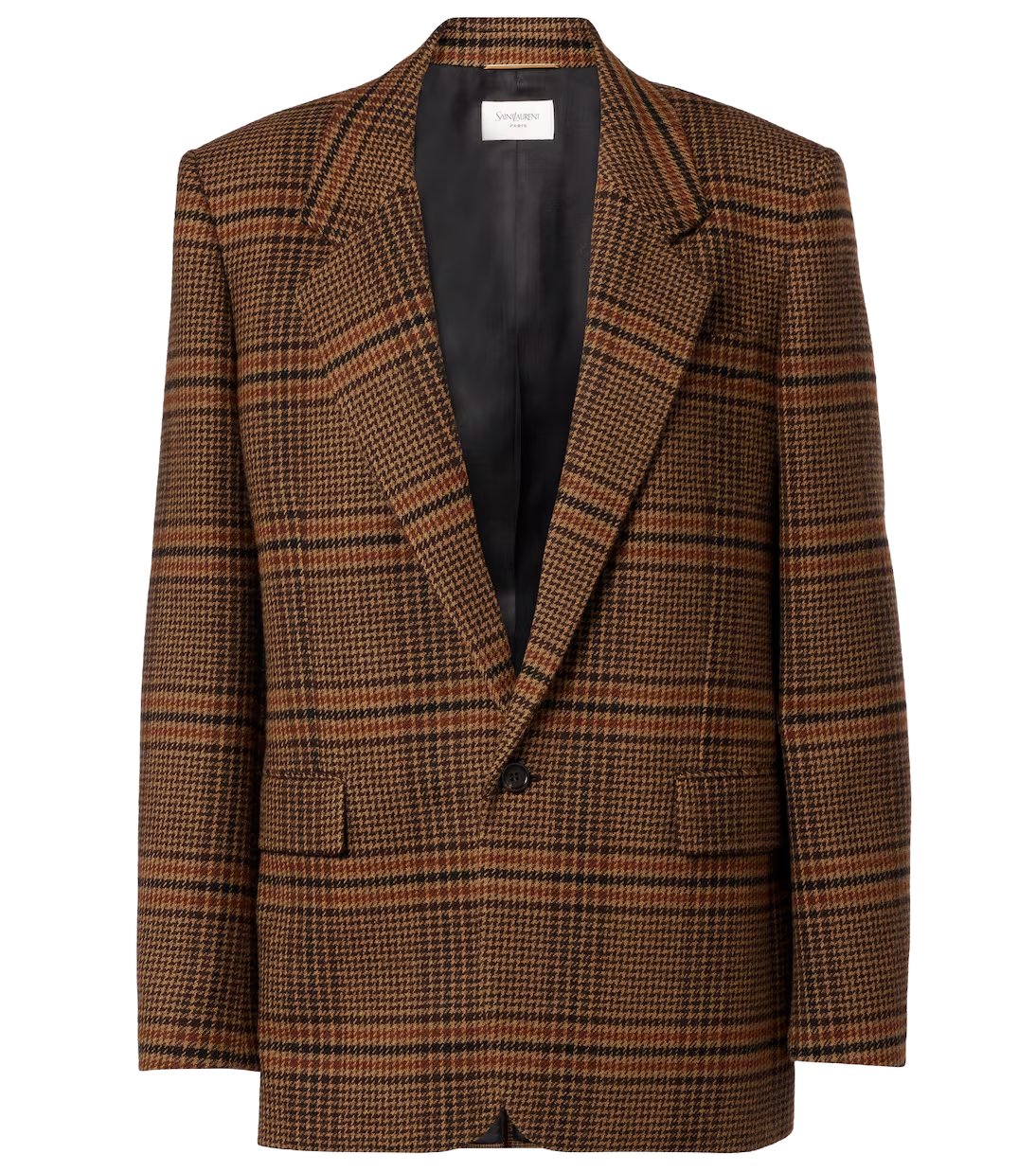 Checked Wool Blazer