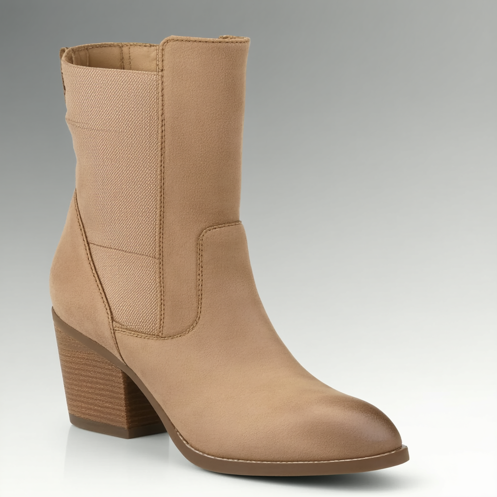 Kenneth Cole REACTION Women's Might Be Ankle Bootie, Almond/Putty, 8 M US