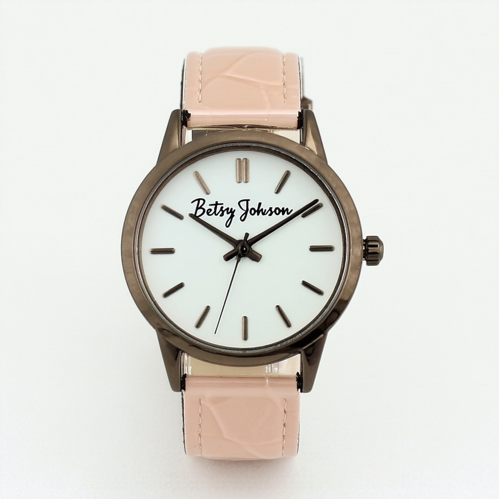 Betsey Johnson Women's BJ00496-14 Analog Display Quartz Beige Watch