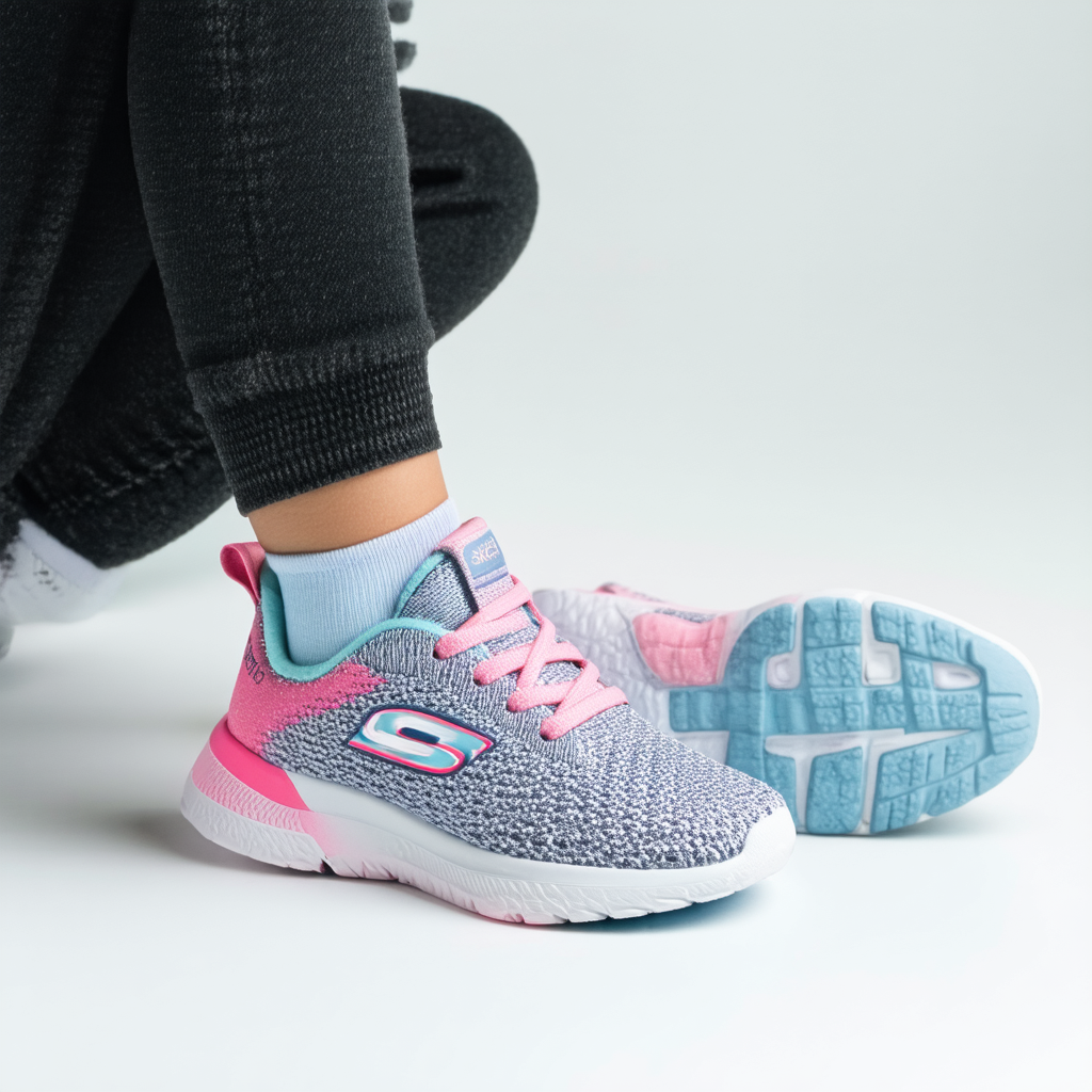 Skechers Unisex-Child Comfy Flex 2.0-Daring Darling Sneaker