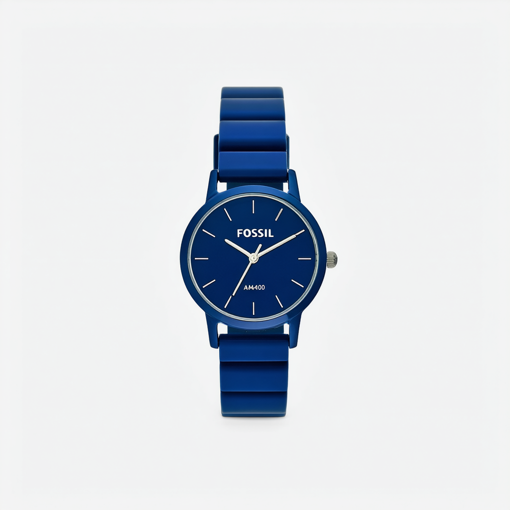 Fossil Women's Blue watch #AM4100