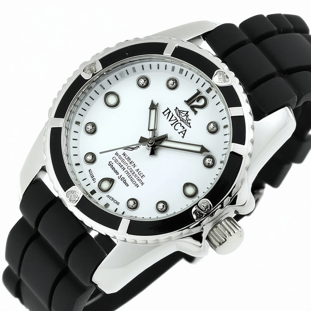 Invicta Women's 1611 Angel Collection Rubber Watch