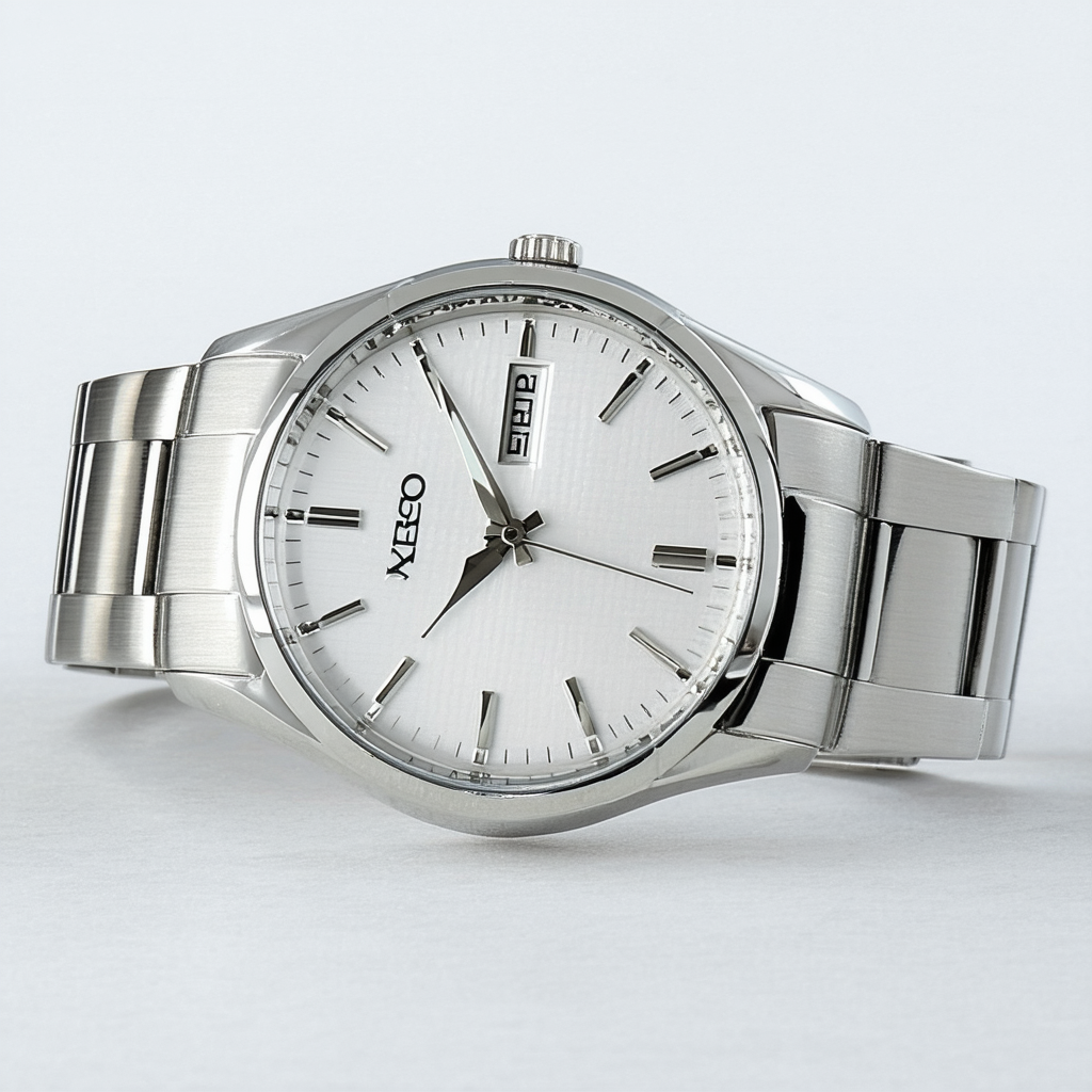 Seiko Men's SUR263 Silver Stainless-Steel Japanese Quartz Dress Watch