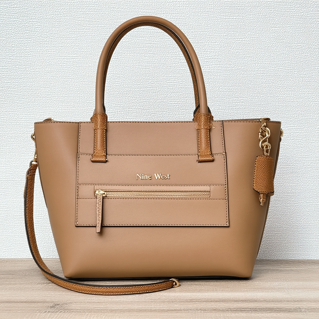 Nine West Trixie Tote with Pouch Natural
