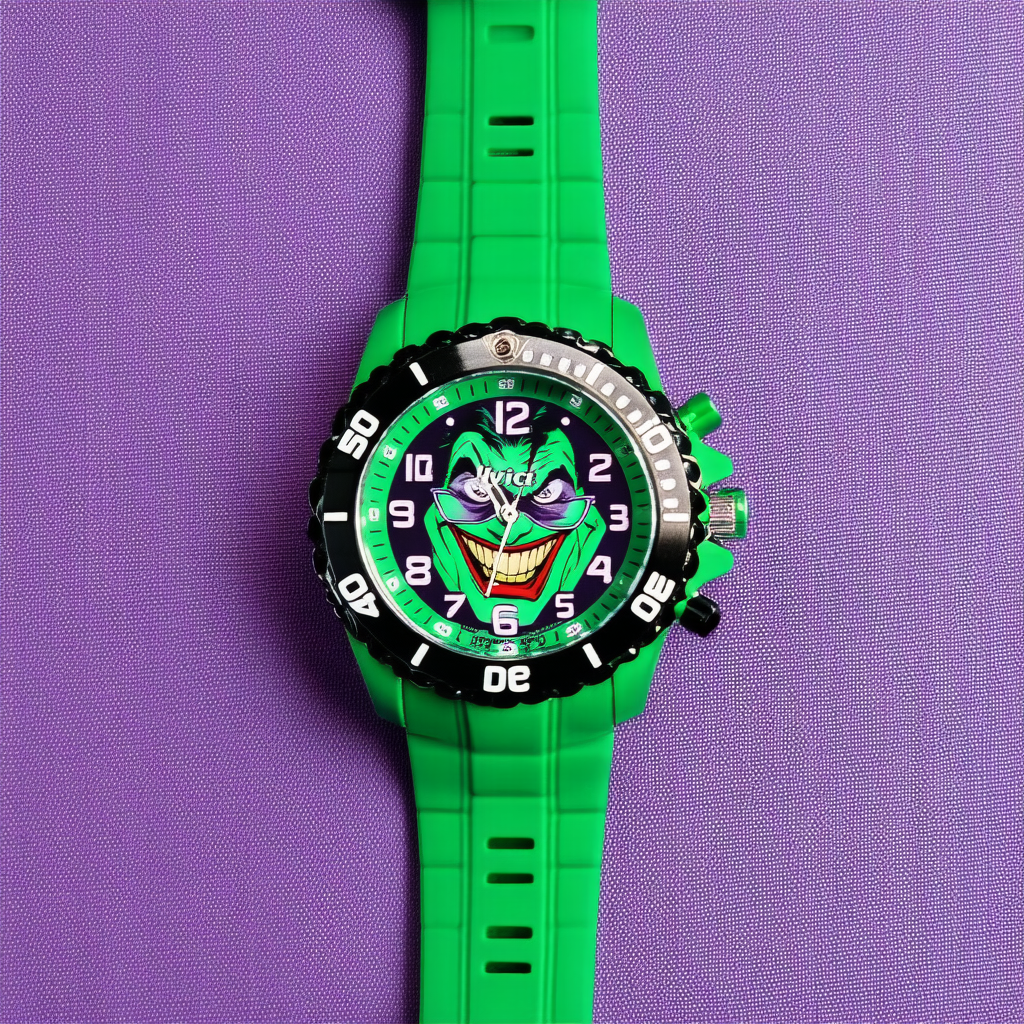 Invicta Men's DC Comics Joker Quartz Watch, Green, 30124