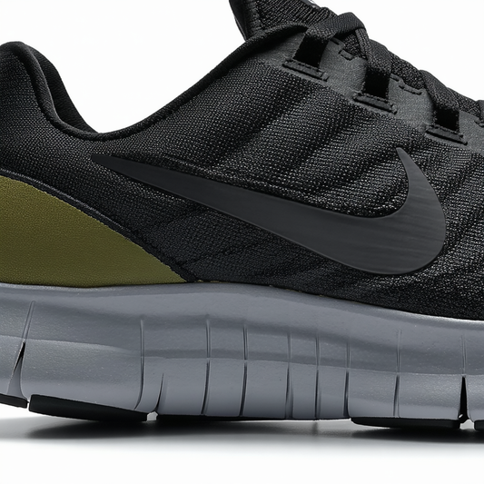 Nike Free RN 2018 Men's Running Shoe Black/MTLC Pewter-PEAT Moss-Thunder Grey 14.0