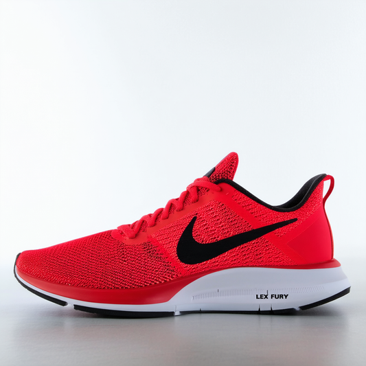 NIKE Men's Flex Fury Running Shoes (11.5 D(M) US, University Red)