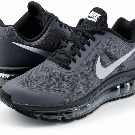 Nike Boy's Air Max Dynasty 2 (GS) Running Shoes (6Y, Anthracite/Metallic Cool Grey-Black)