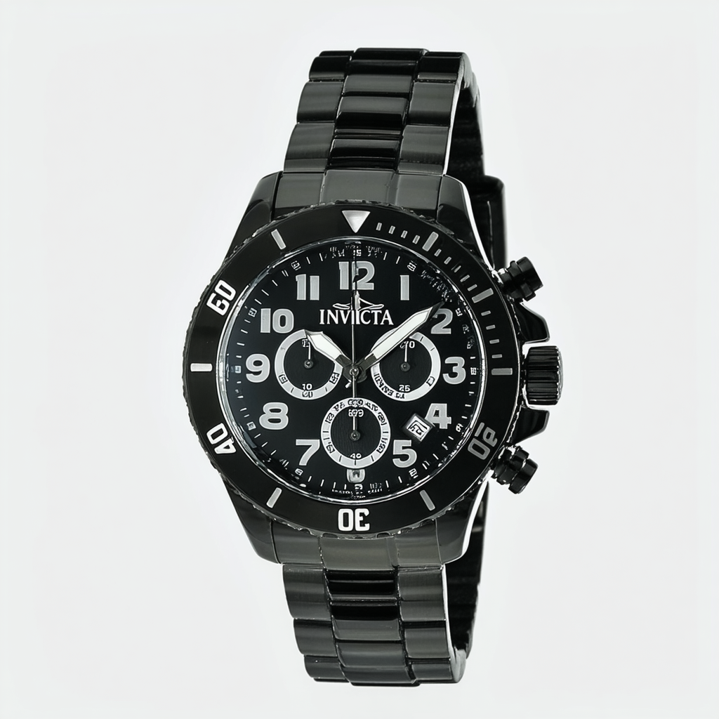 Invicta Men's 23199 Lupah Analog Display Quartz Black Watch