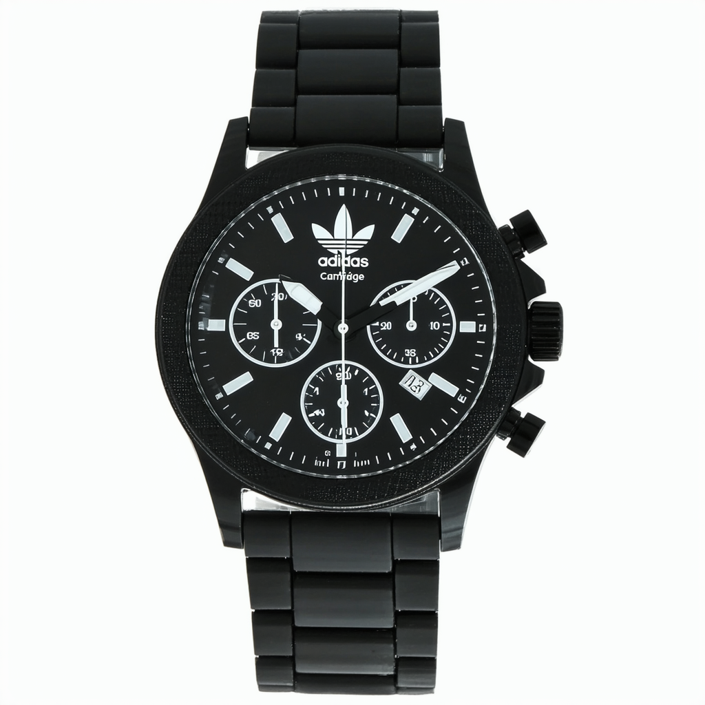 Adidas Cambridge Chronograph Black Polycarbonate Unisex Watch ADH2567