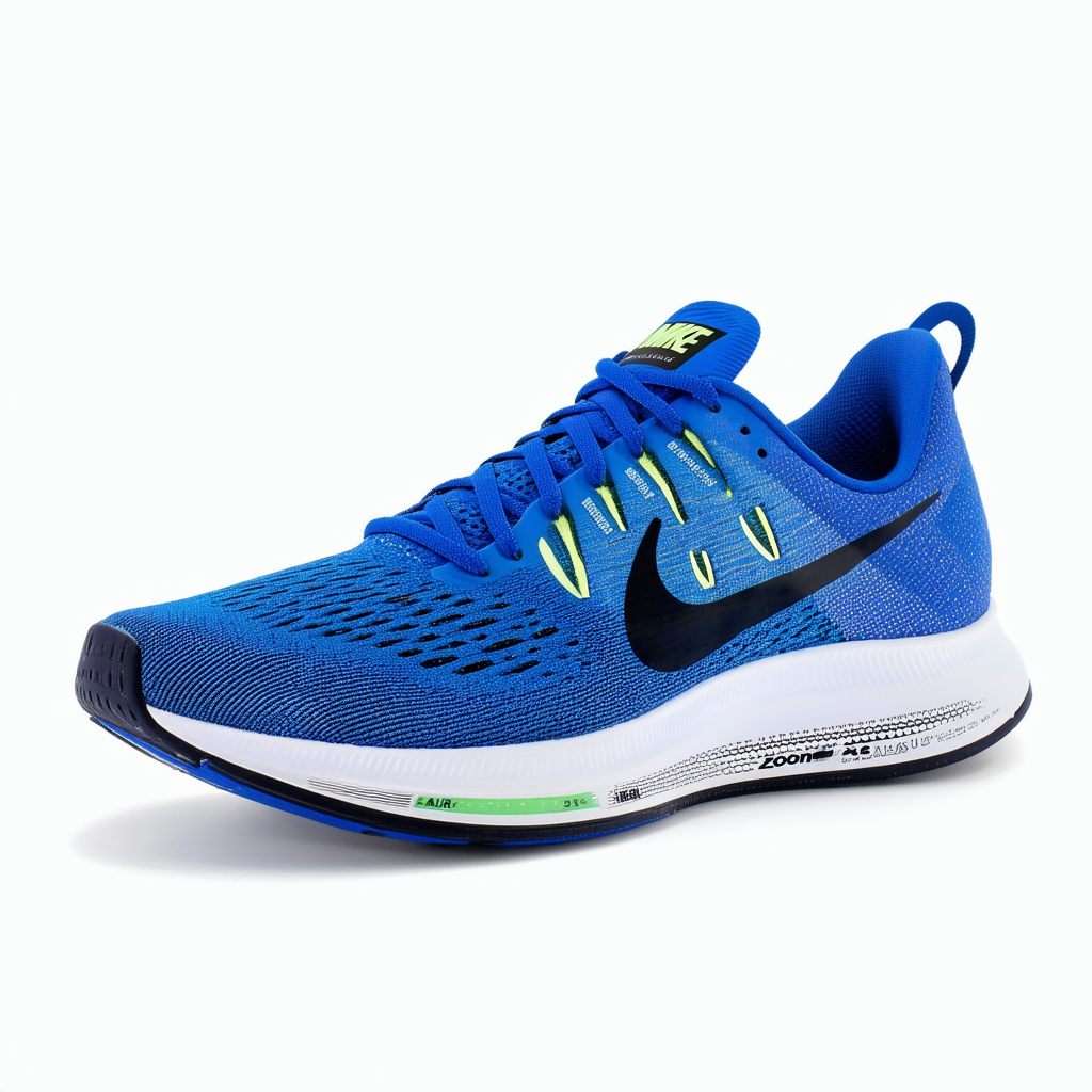 Nike Men's Air Zoom Pegasus 34 Running Shoe (9.5 D(M) US, Hyper Royal/Royal Pulse-Obsidian)