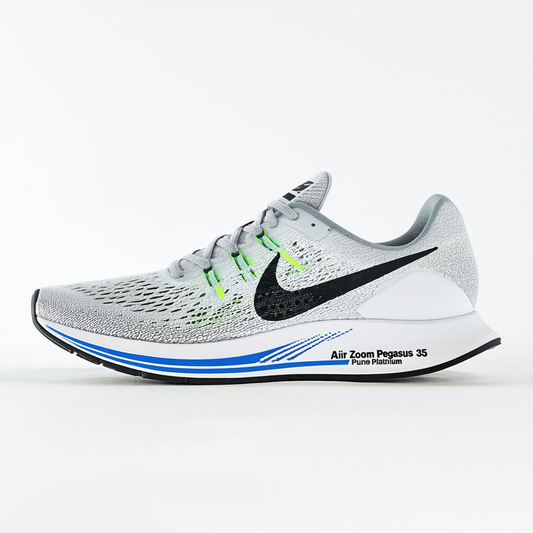 Nike Men's Air Zoom Pegasus 35 Running Shoe Pure Platinum/White/Wolf Grey 10 M US