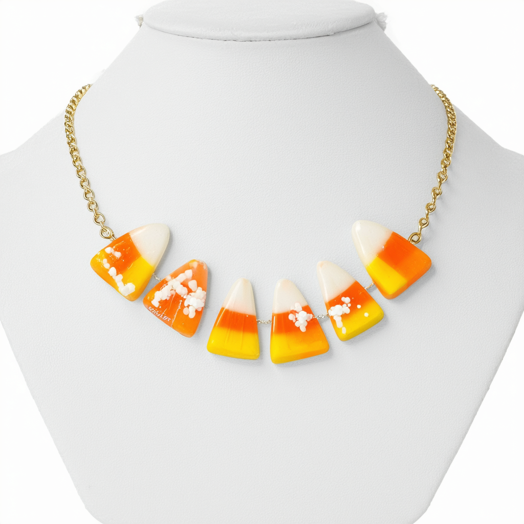 Betsey Johnson Candy Corn Bar Necklace