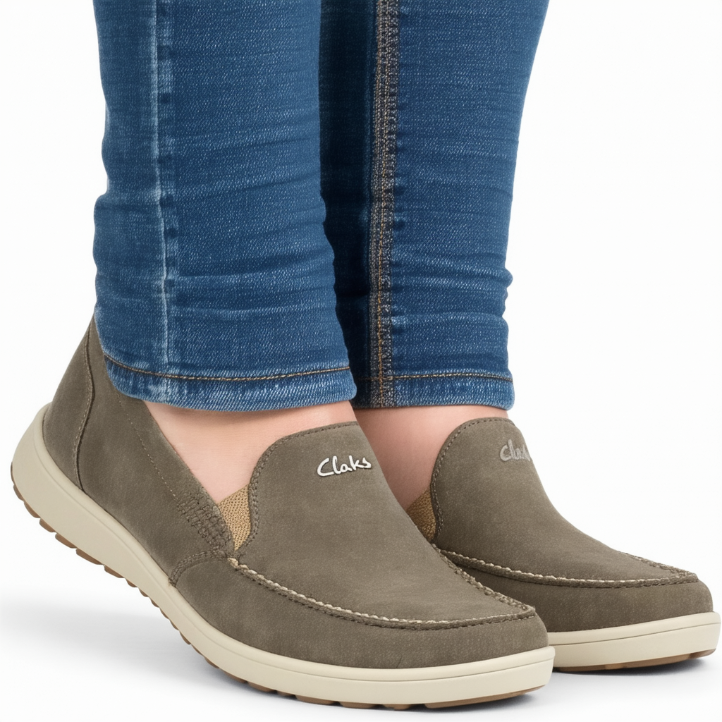 Clarks Women's Whistle Carol Slip Ons