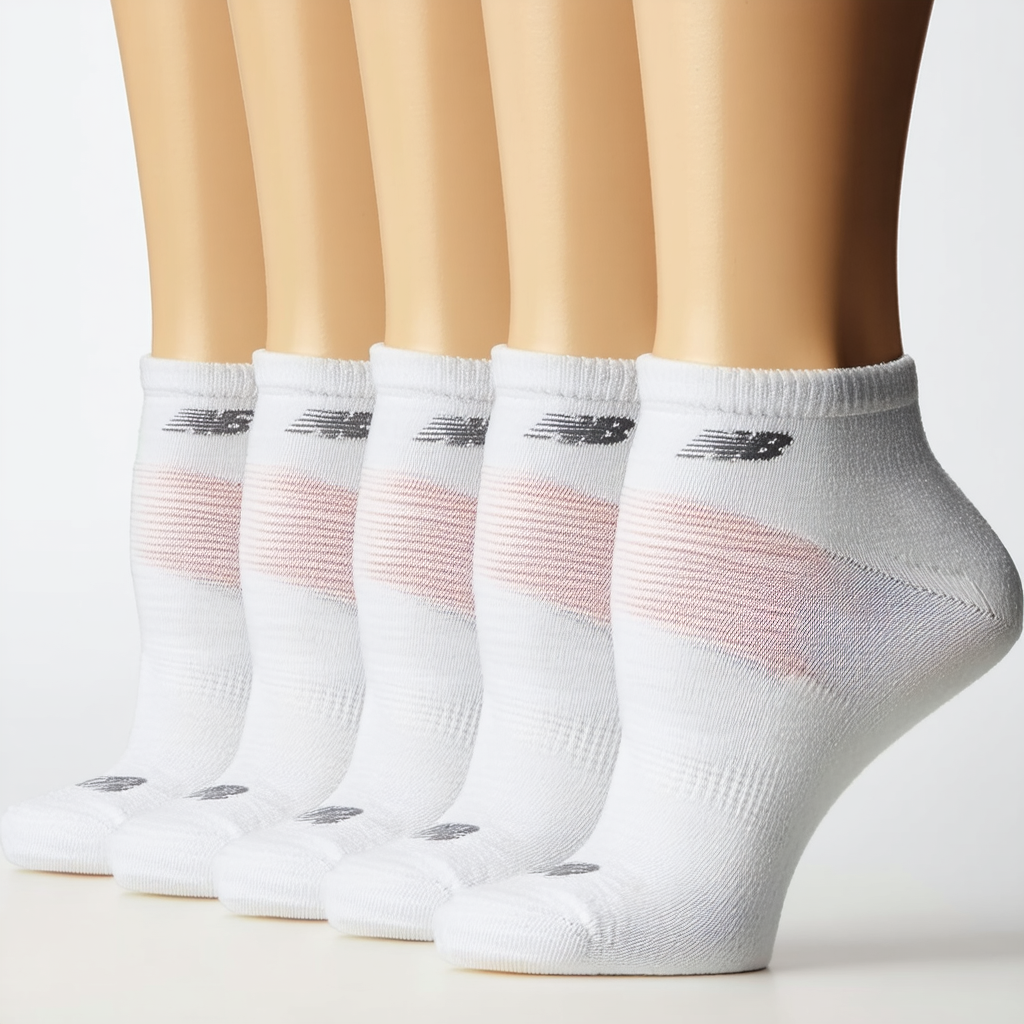 New Balance Women's Athletic Socks - Performance Quarter Cut Socks (6 Pack)