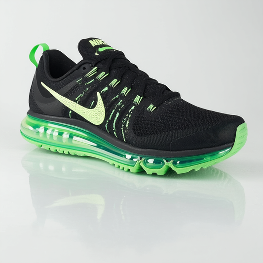 NIKE Men's Air Max 2016 Black/Voltage Green 806771-013