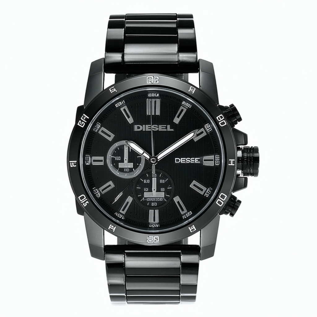 Diesel Men's DZ1720 Rollcage Black Stainless Steel Watch