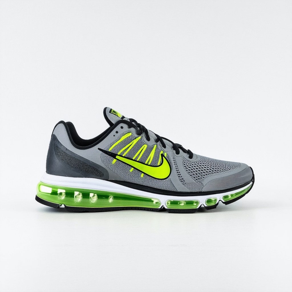 Nike Air Max 2009 Men's Shoes Neutral Grey/Black/Volt/White 486978-017
