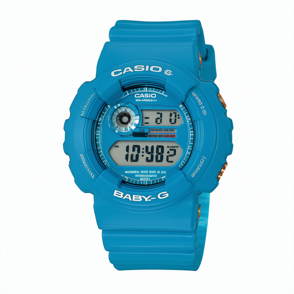 Casio Women's BA110BC-2ACR Baby G Analog-Digital Display Quartz Blue Watch