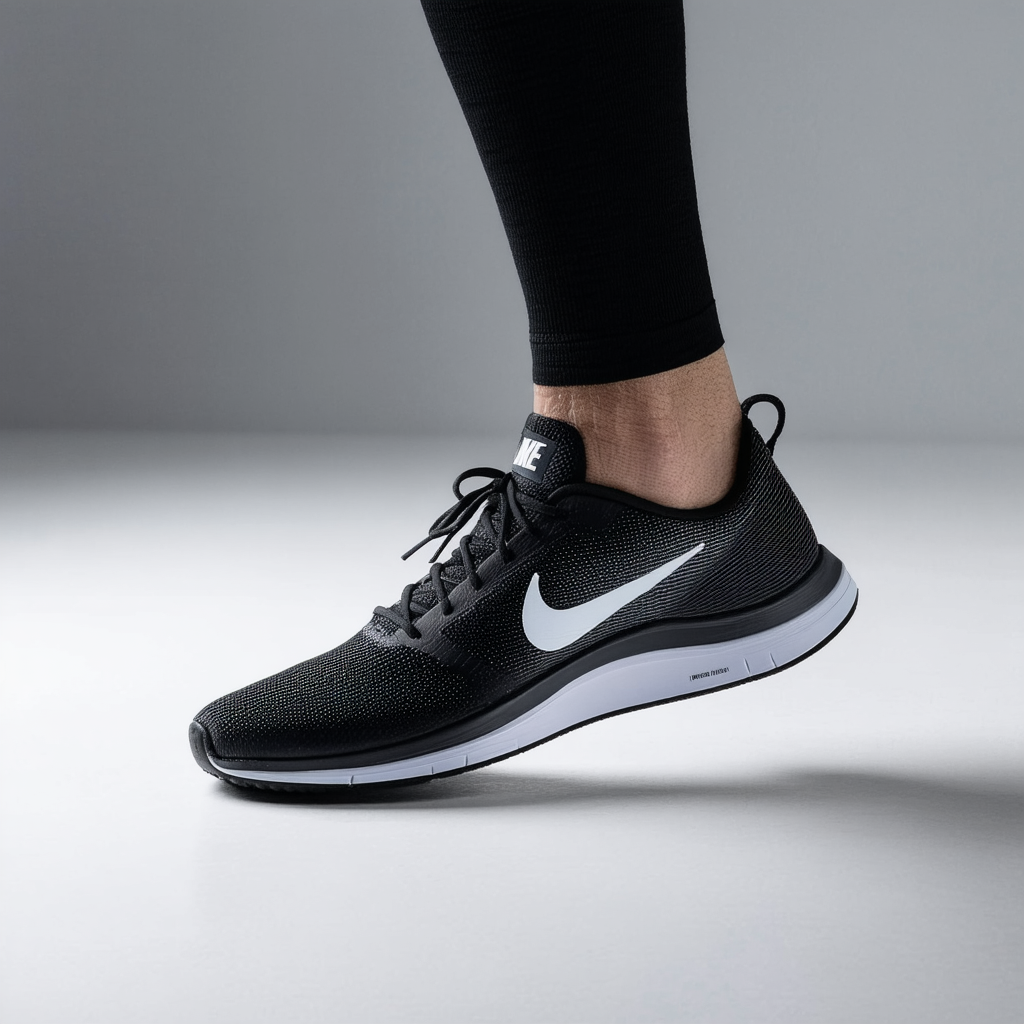 Nike Men's Flex Experience RN (Black/Cool Grey/White/Metallic Silver) Running Shoe, 11.5 D(M) US