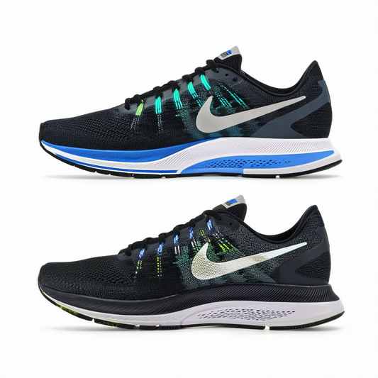 NIKE Men's Lunareclipse 4 Black/Rflct Slvr/Pr Pltnm/Anthracite Running Shoe 8.5 Men US