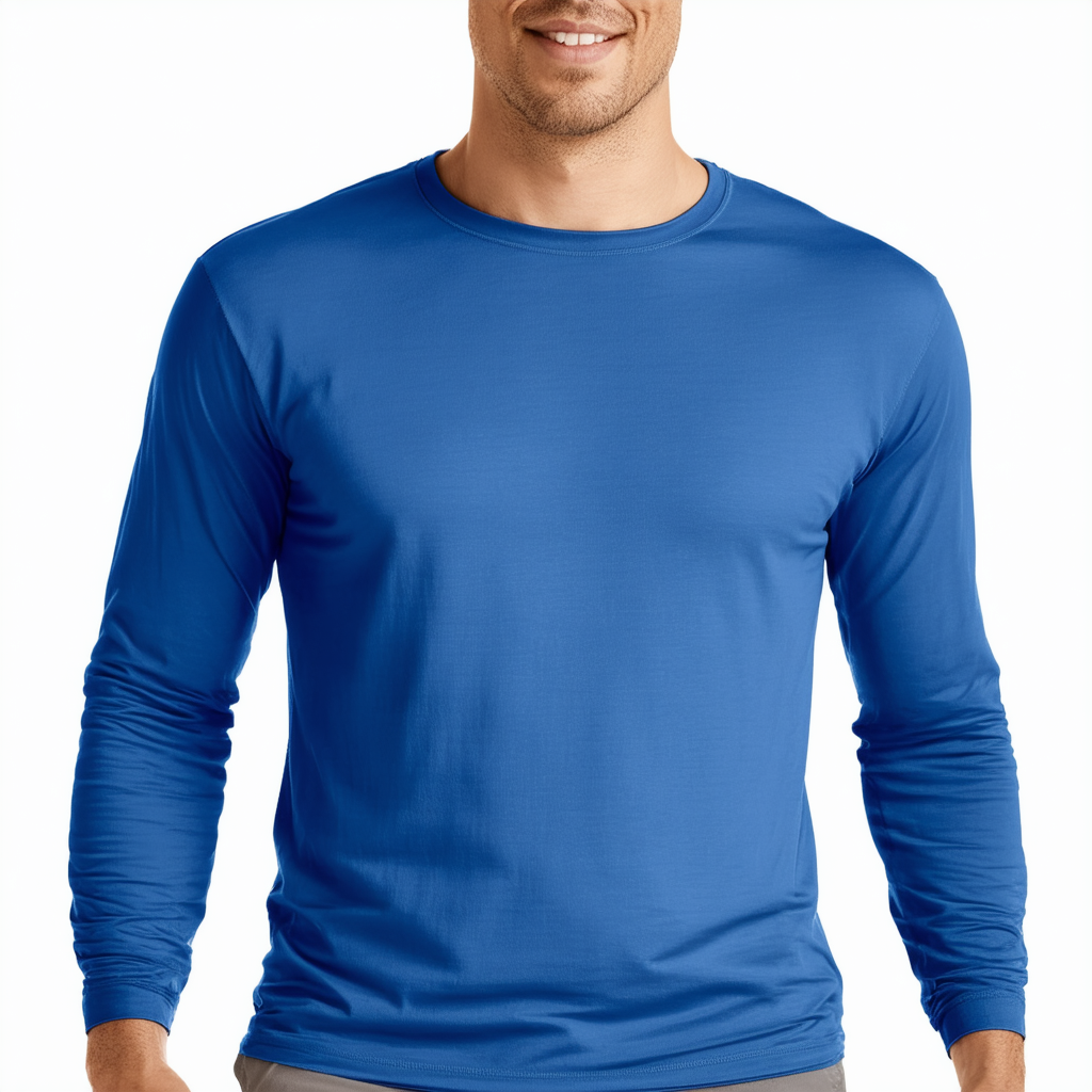 Hanes Men's Long Sleeve Cool Dri T-Shirt UPF 50+ (Pack of 2)