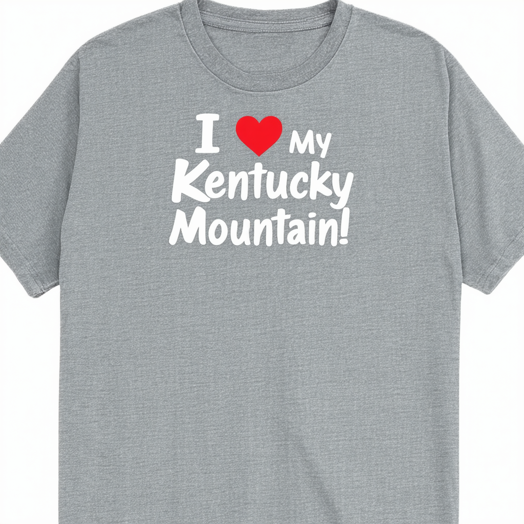 CafePress I Love My Kentucky Mountain! Cotton T-Shirt
