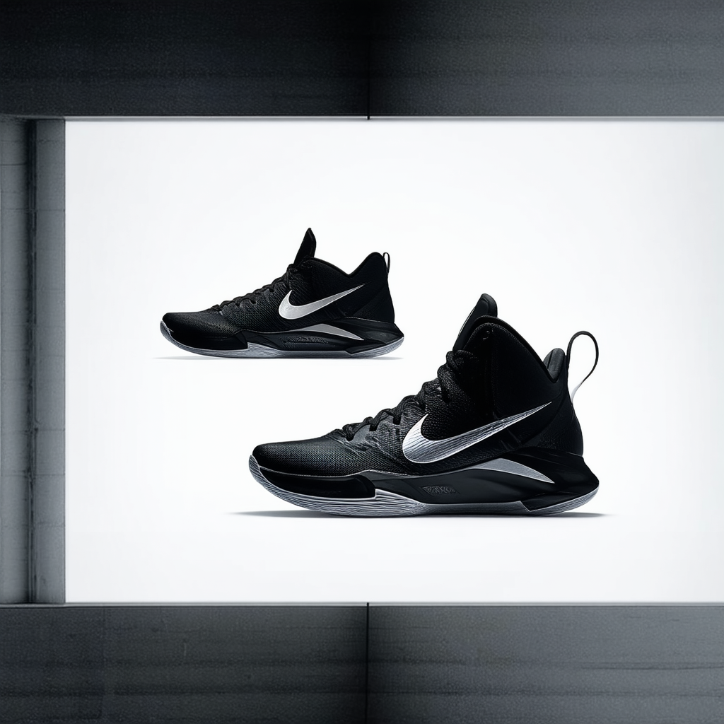 Nike Mens Hyperdunk 2015 Basketball Shoes Black/Metallic Silver 749561-001 Size 14