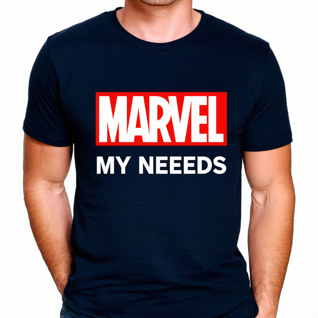 Marvel Men's My Needs Short Sleeve T-Shirt
