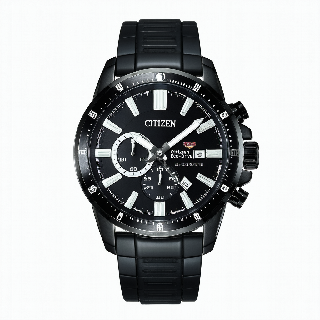 Citizen Men's AT8030-00E "Eco-Drive" Limited Edition Watch with Black Polyurethane Strap