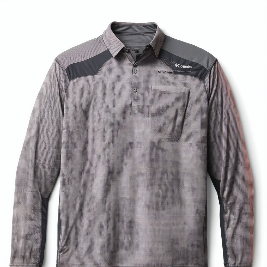 Columbia Sportswear Men's Terminal Tackle Long Sleeve Shirt, Sorbet/Shark, X-Large