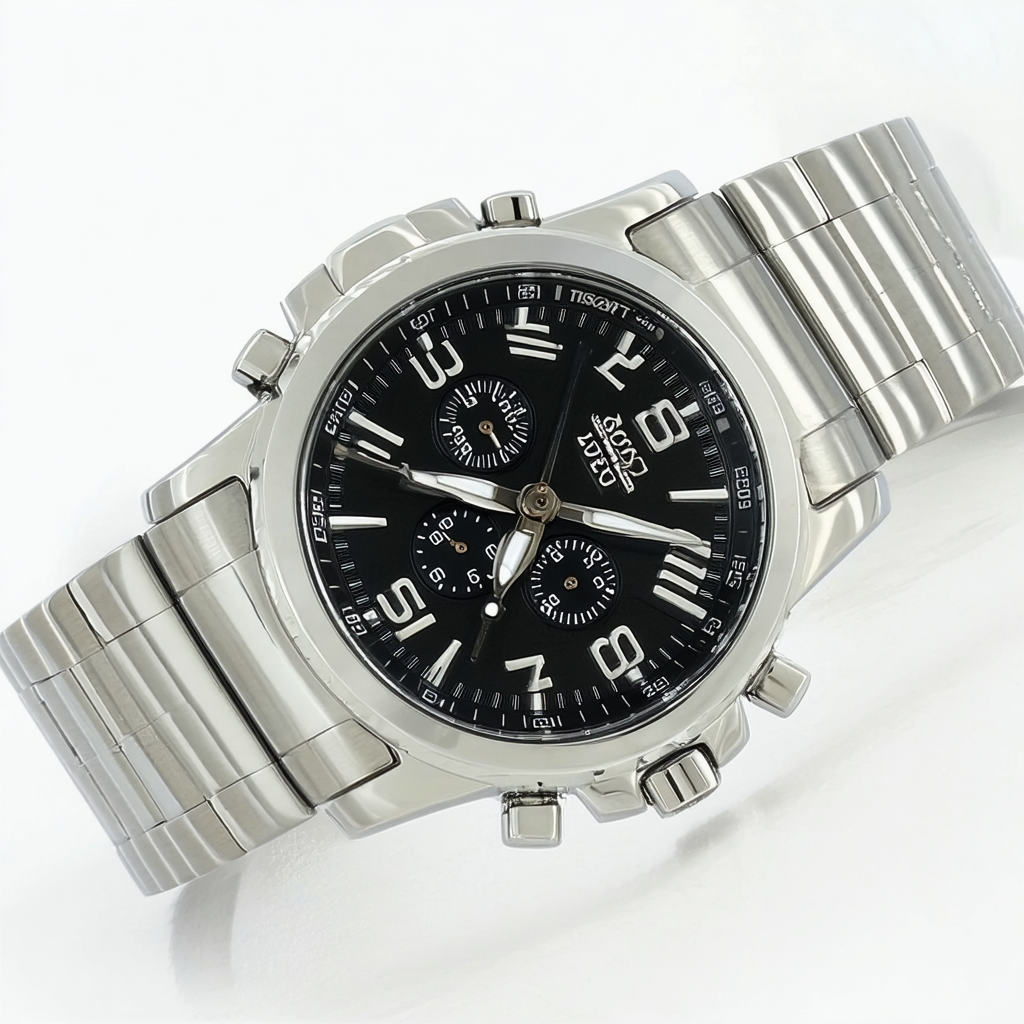 Tissot Men's T0144101105700 PRC 200 Black Dial Watch