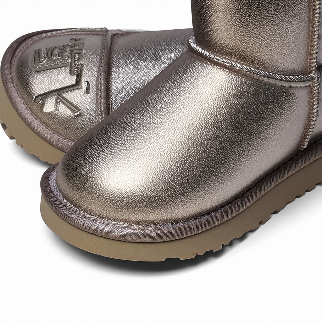 UGG Kids K Gita Metallic Pull-on Boot