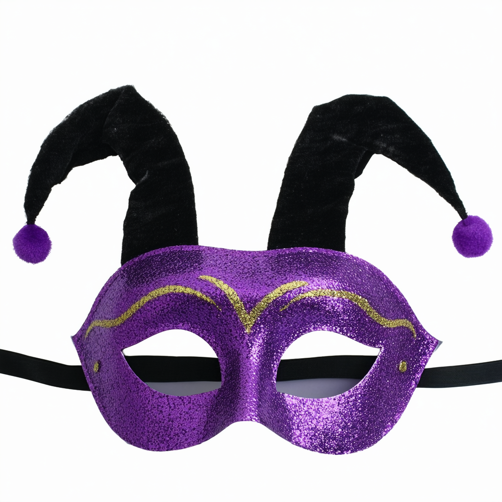 Masquerade Ball Mask Pointed Jester Costume Party Novelty Sunglasses