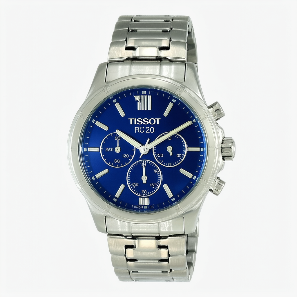 Tissot PRC 200 Blue Dial Stainless Steel Quartz Ladies Watch T0554101104700