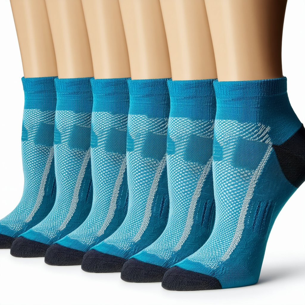 Columbia Womens 6-pack Mesh Lightweight No Show Socks, 4-10
