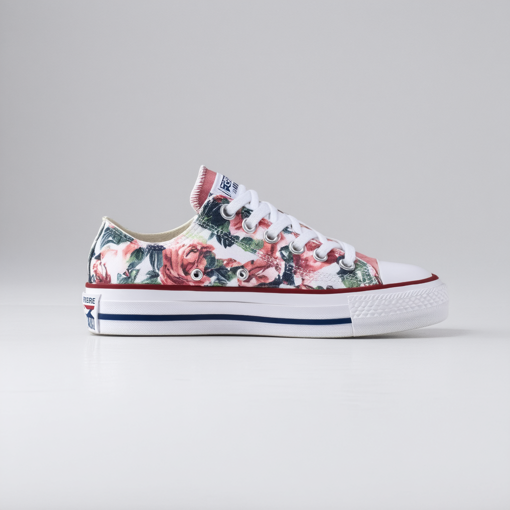 Converse Women's CTAS Print Platform Lift Low Top Sneaker