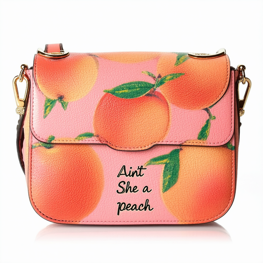 Betsey Johnson Aint She a Peach Crossbody