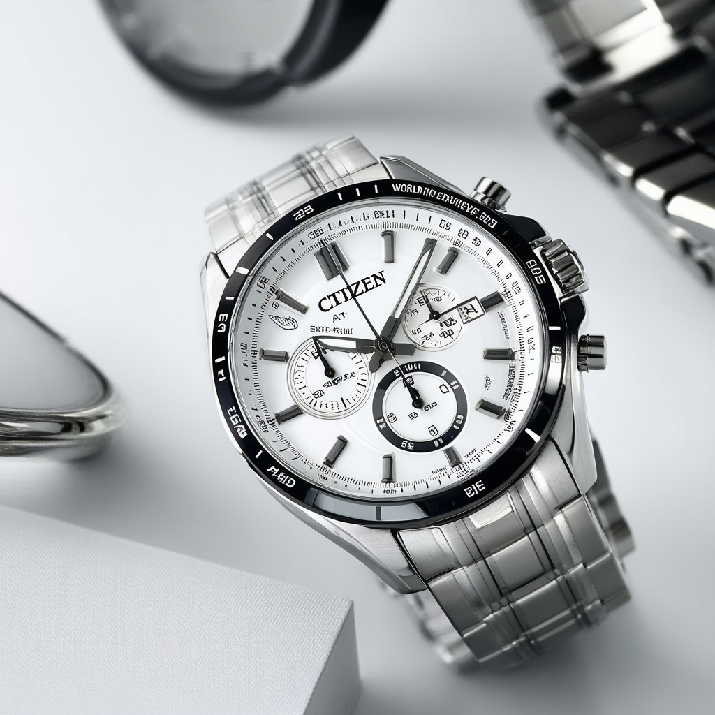 Citizen Men's AT8010-23A Eco-Drive Limited Edition World Chronograph A-T Watch