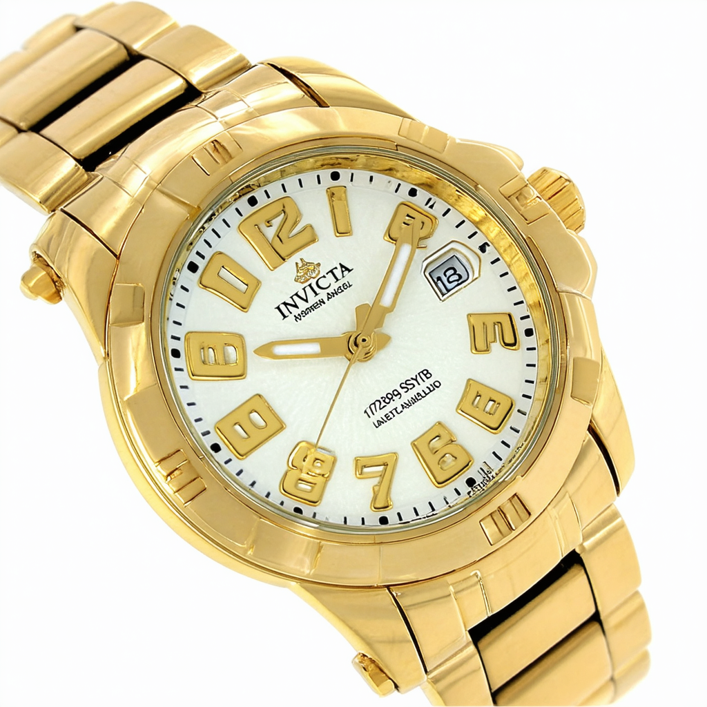 Invicta Women's 17296SYB Angel Analog Display Japanese Quartz Gold Watch