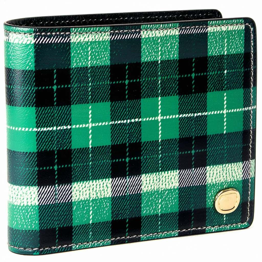 Loungefly Harry Potter Slytherin Plaid Pattern Faux Leather Wallet