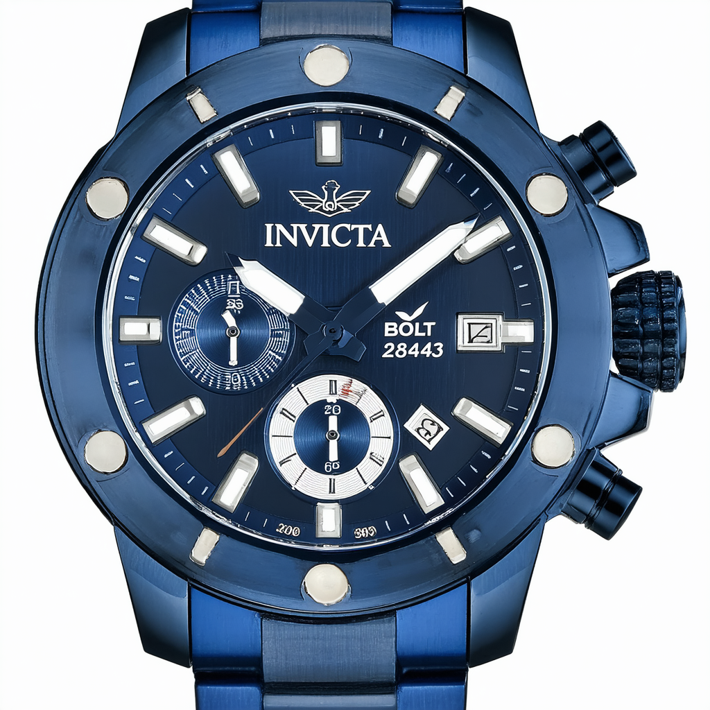 Invicta Bolt Chronograph Blue Dial Men's Watch 28043