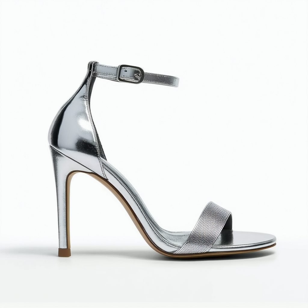 Riley 85 Metallic Heel with Rebound Silver / 6.5
