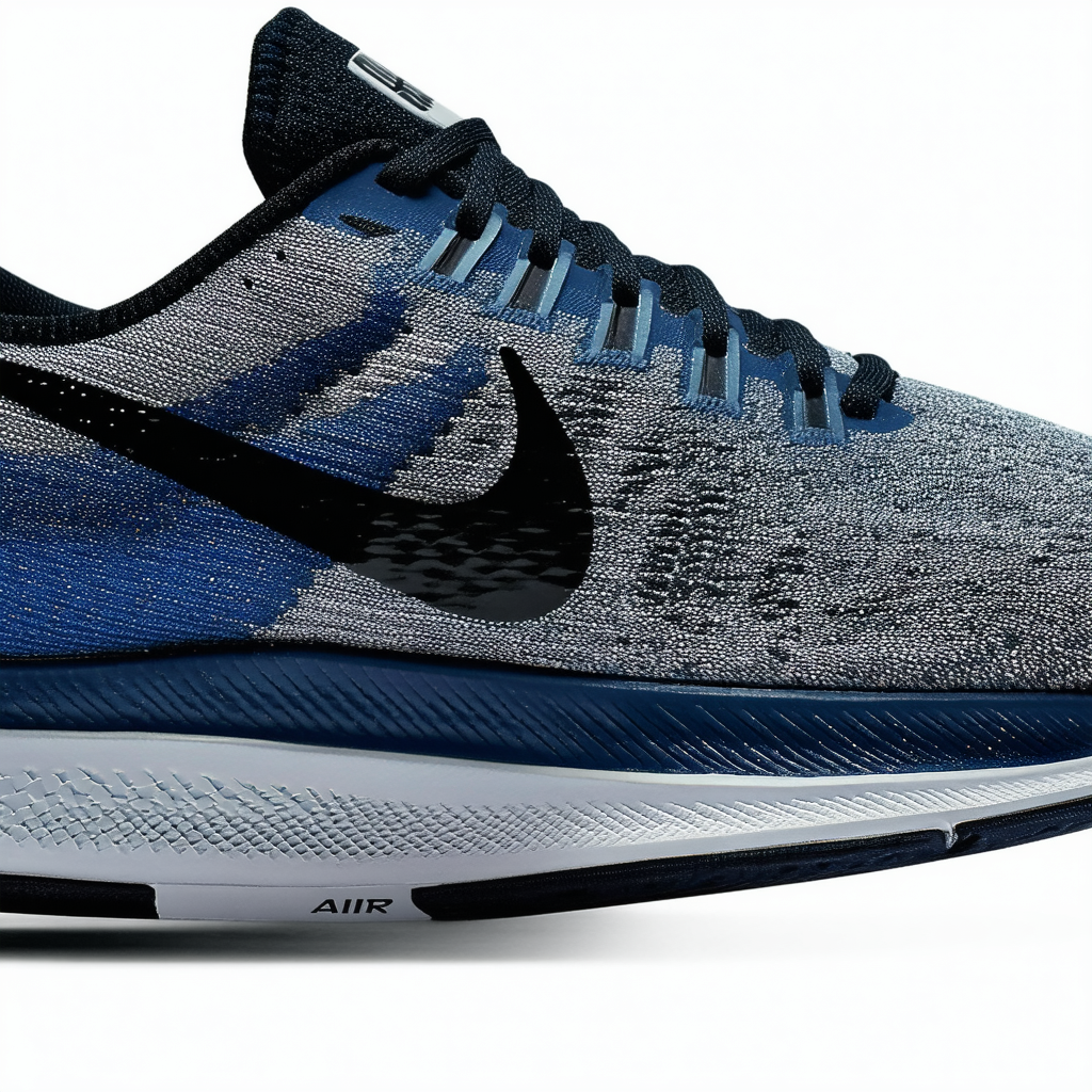 Nike Air Zoom Vomero 14 Men's Running Shoe Thunder Grey/Black-Stellar Indigo 10.5