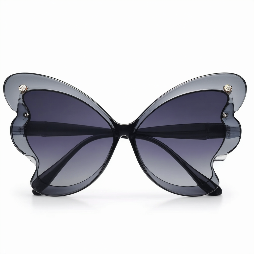 Women's Colorful Oversize Large Bow Tie Shape Butterfly Sunglasses 60mm