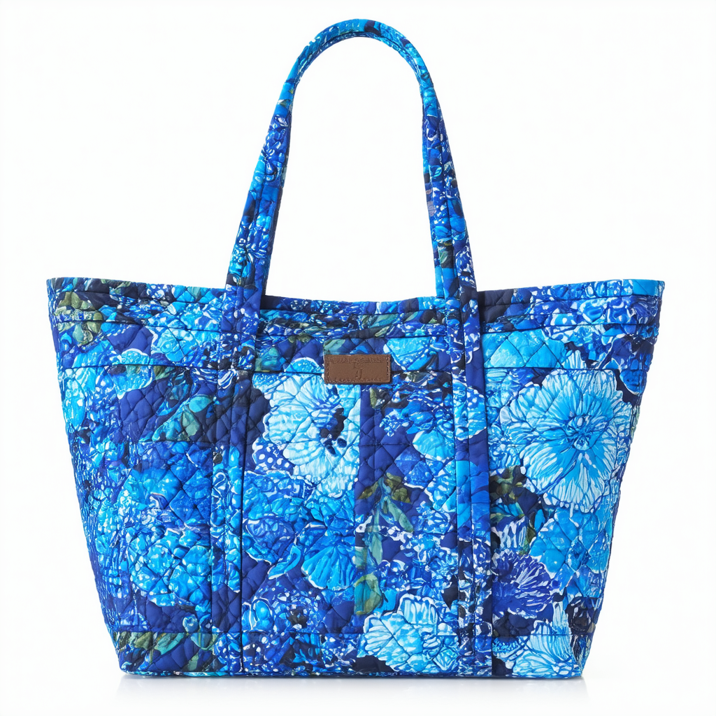 Vera Bradley Vera Tote in Blue Bayou