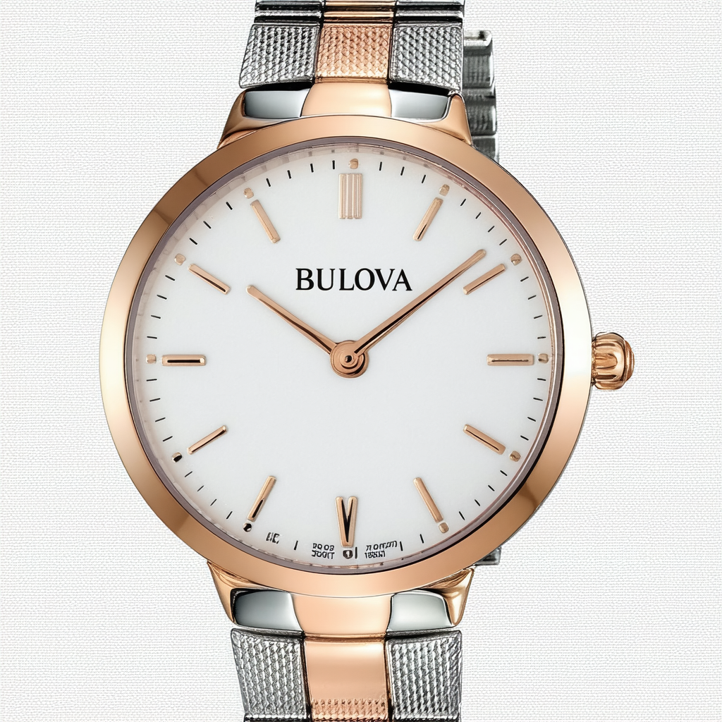 Bulova Women's Quartz Movement Two Tone Dress Watch (Model: 98L247)