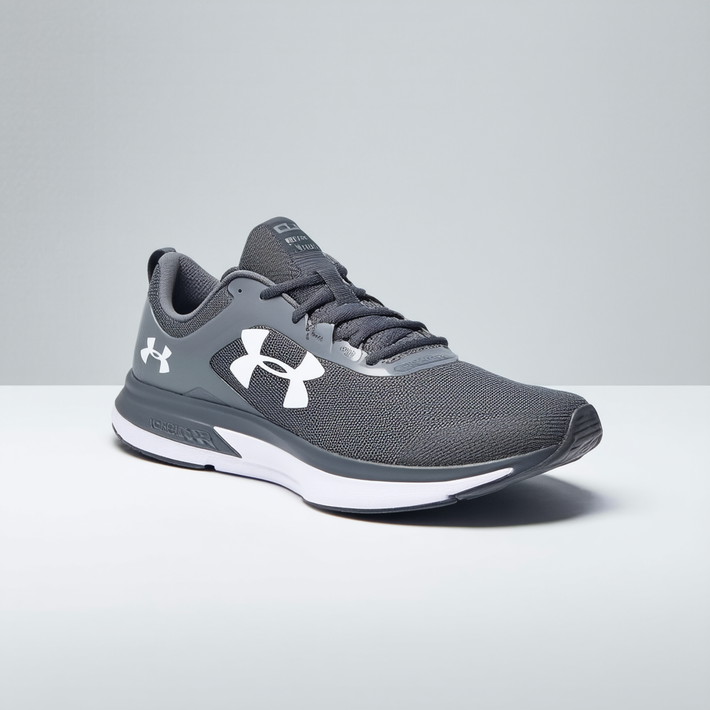 Under Armour Men's Fuse FST Running Shoe, Steel (100)/White, 11